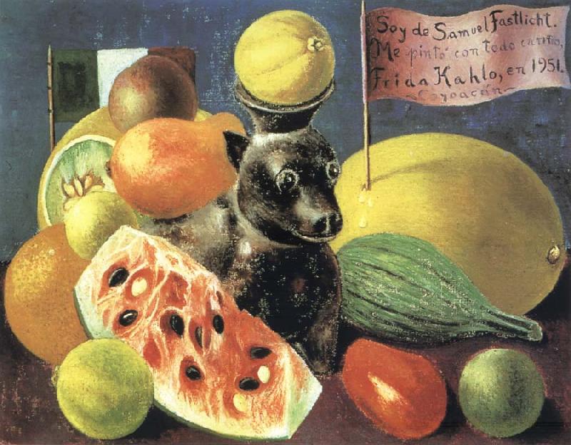 Frida Kahlo Still Life Dedicated to Samuel Fastilicht oil painting image